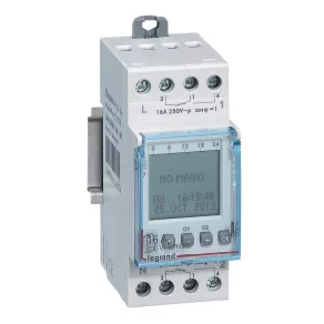   Comutator program anual Legrand AlphaRex DY21, 2 canale, 2x84 programe - 412630
