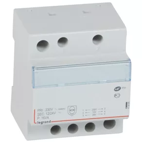  Transformator de siguranță LeGrand Lexic 16VA 230/24-12-2x12V - 413095