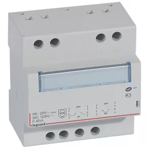   Transformator de siguranță LeGrand Lexic 40VA 230/24-12-2x12V - 413097