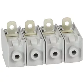   Bloc terminal Legrand DPX3 160 pentru secțiuni transversale mari, 4 bucăți - 421027