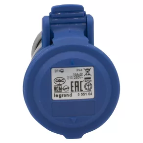   Priză portabilă Legrand P17 Tempra Pro Dafh-162k06m 230V IP44 - 555104