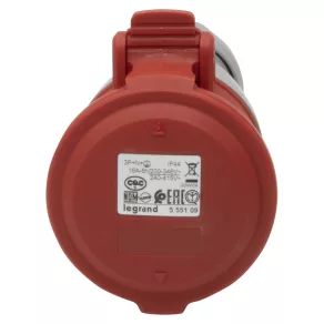   Priză portabilă Legrand P17 Tempra Pro Dafh-164k06m 400V IP44 - 555109