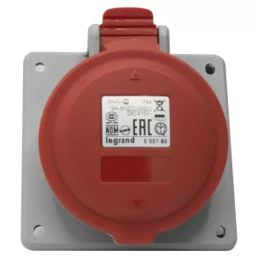   Priză unghiulară Legrand P17 Tempra Pro Dafbe-164k06 m400V IP44 - 555189