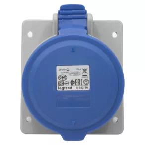   Priză unghiulară Legrand P17 Tempra Pro Dafbe324k09230V IP44 - 555286