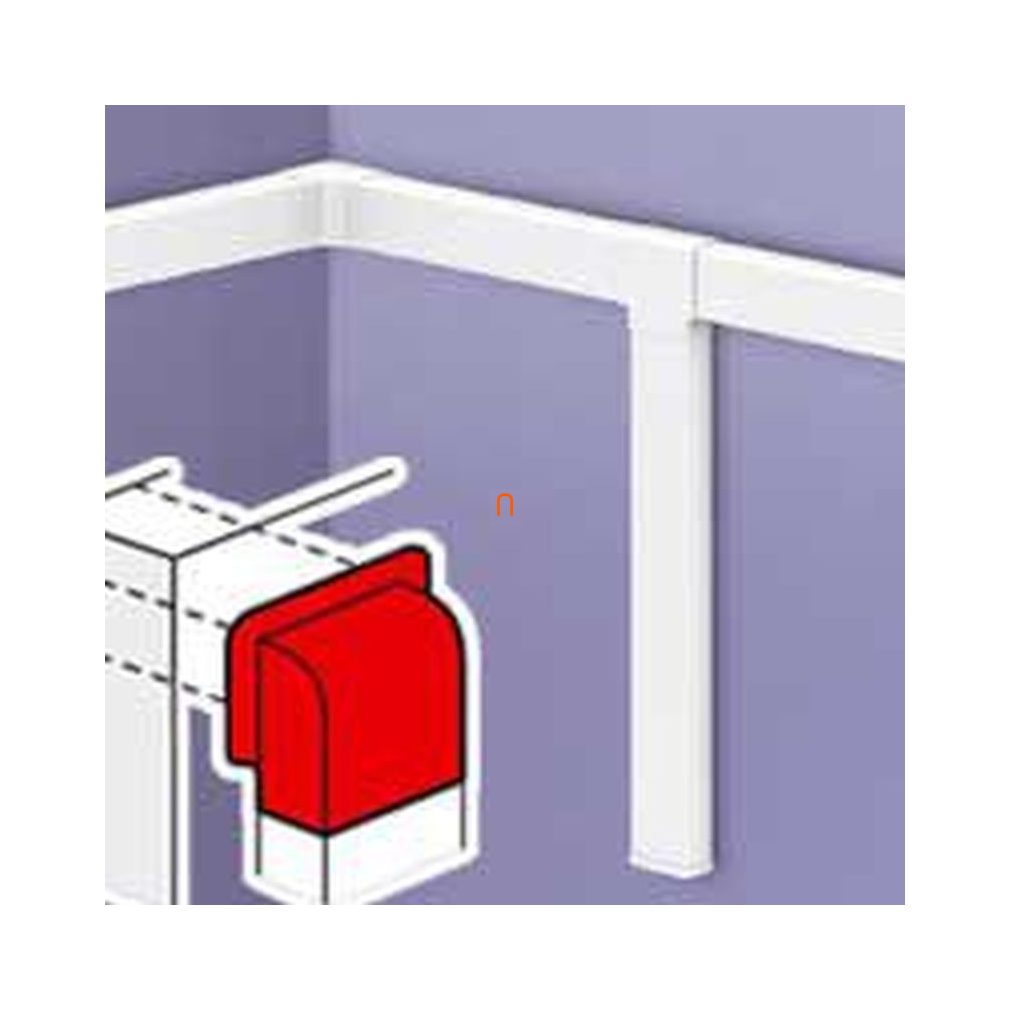 DLP Climatizare Conductă de perete 90 grade 100x60 611309