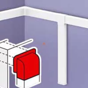   Legrand DLP Aer condiționat Montare pe perete 90° pentru 100x60 - 611309