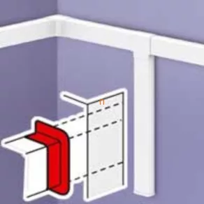   Conductă de perete pentru aer condiționat Legrand DLP pentru 100x60 - 611310