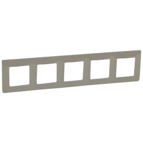 Cadru Legrand Niloé cu 5 prize, gri fumuriu - 665035