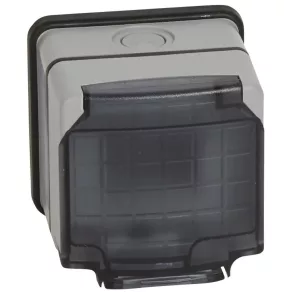  Cutie de joncțiune Legrand Plexo 66 pentru funcții Mosaic cu capac cu fixare prin clipsare, 2 module - 684636