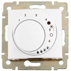   Termostat de cameră Legrand Valena pentru încălzire prin pardoseală, alb - 770091