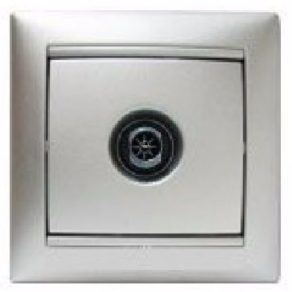   Capac pentru priză TV Legrand Valena 1,5 dB din aluminiu - 770129