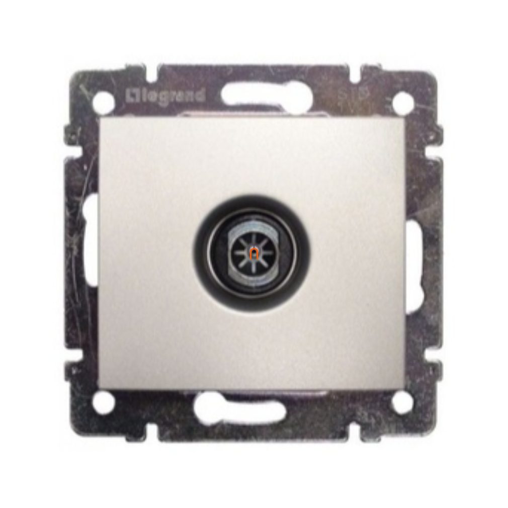 Legrand Valena priză TV cu trecere, 14 dB aluminiu (770131)
