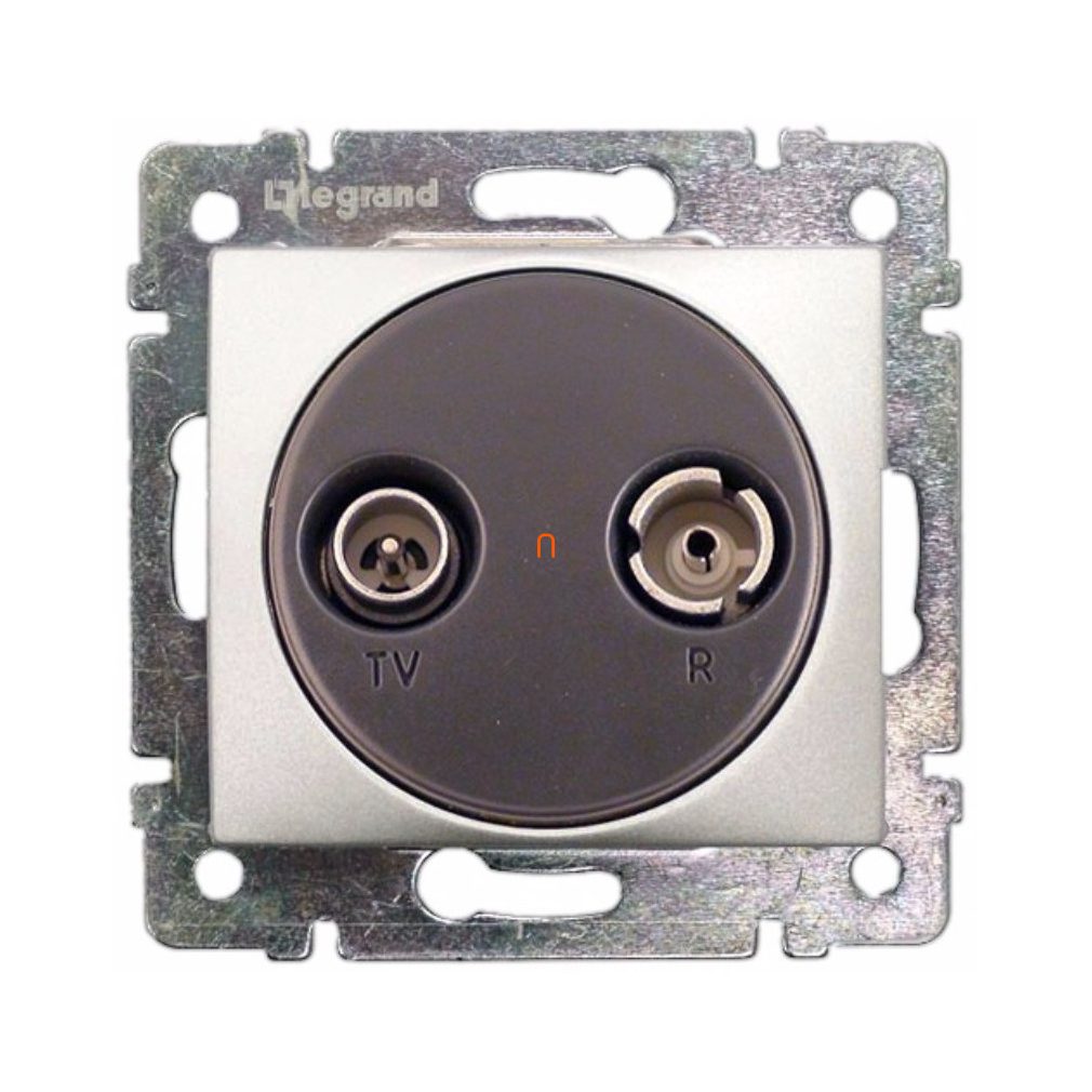Legrand Valena TV/RD priză de închidere, 1,5 dB aluminiu (770132)