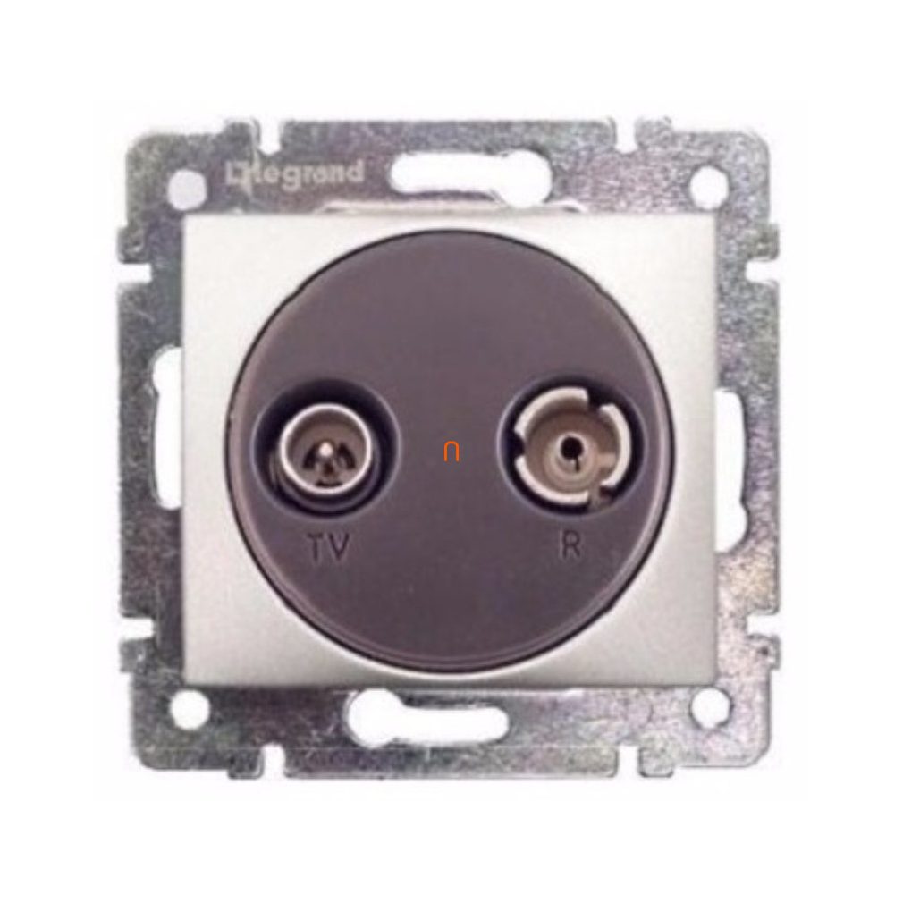 Legrand Valena TV/RD priză de închidere, 10 dB aluminiu (770133)