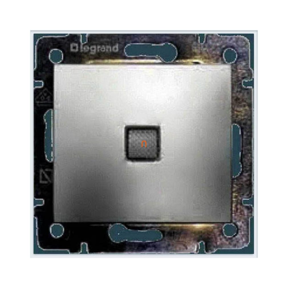 Legrand Valena 102EF comutator bipolar cu indicator luminos din aluminiu (770149)