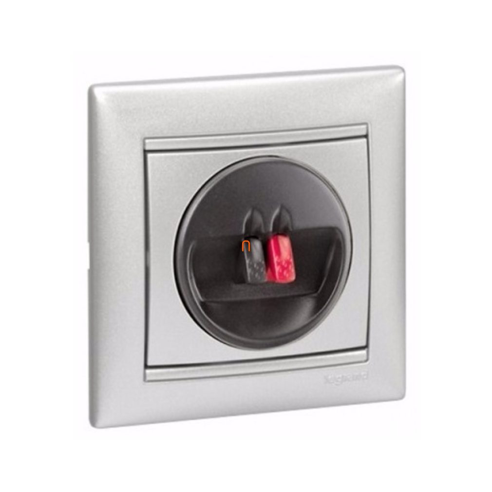 Legrand Valena conector pentru difuzor, cu 2 ieșiri, din aluminiu (770223)