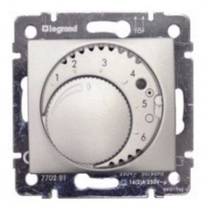 Termostat LeGrand Valena din aluminiu - 770226