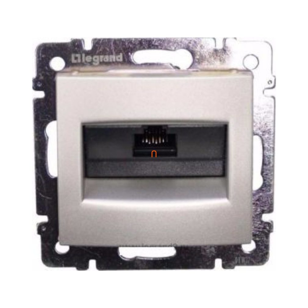 Legrand Valena 1xRJ45 UTP Cat5e priză, aluminiu cu cleme (770230)