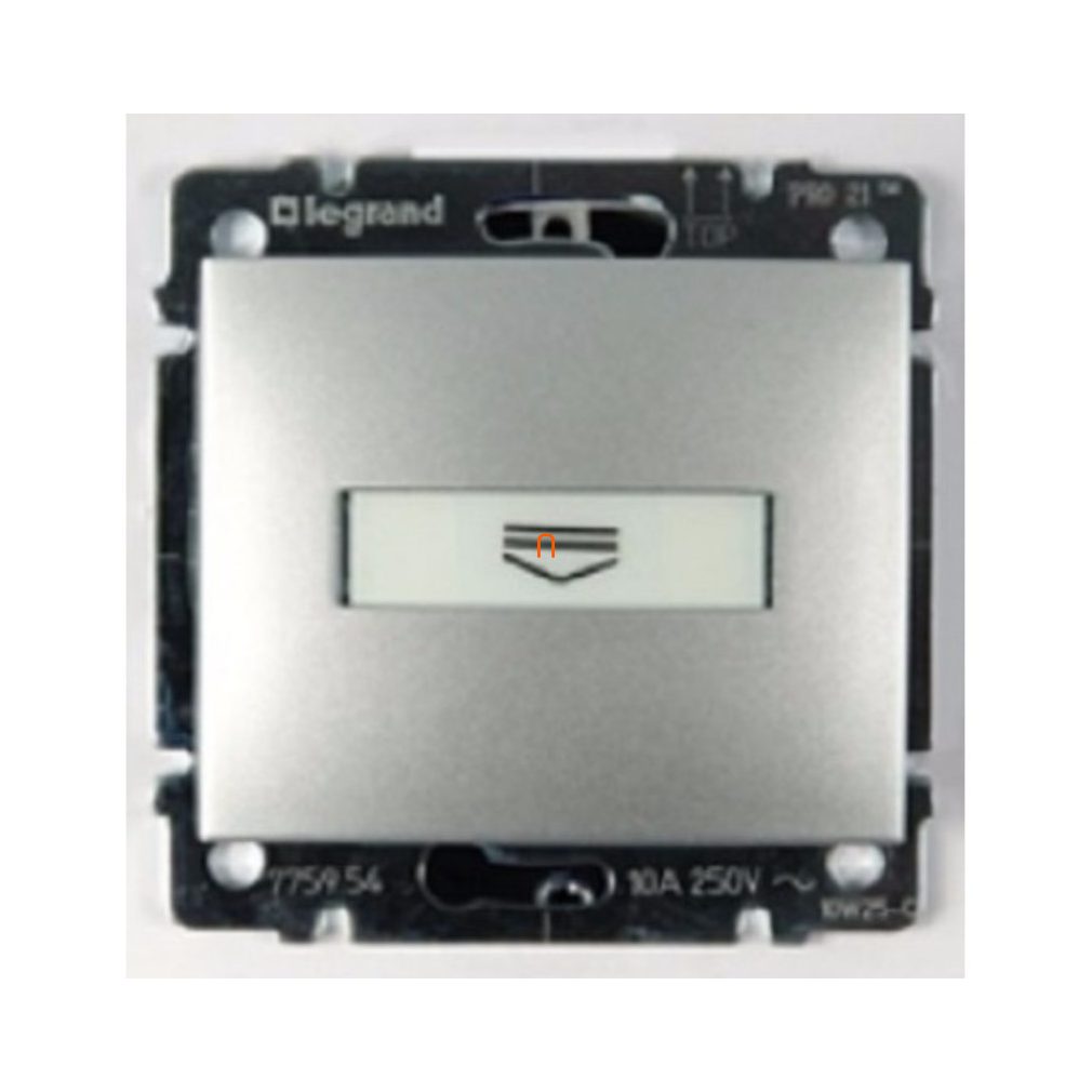 Legrand Valena comutator pentru card hotel din aluminiu (770234)