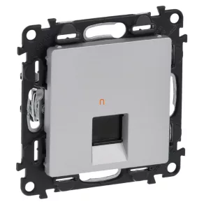   Priză Legrand Valena 1xRJ45 LCS2 Cat6 UTP, aluminiu - 770242