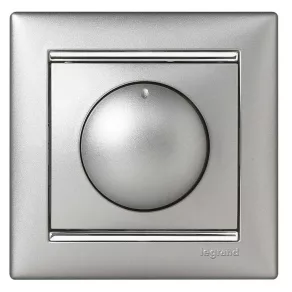   Legrand Valena comutator rotativ cu buton rotativ 40-400W (incandescent și halogen), aluminiu - 770261