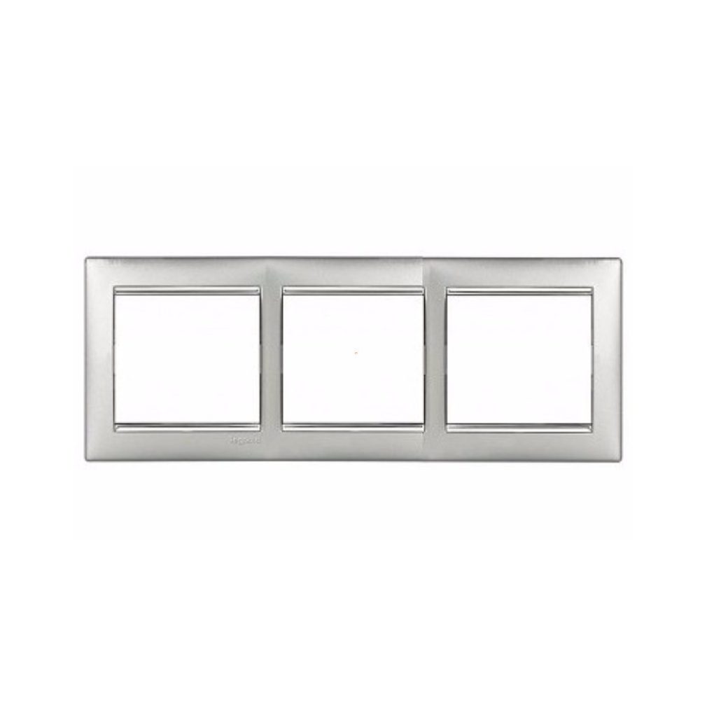 Cadru Legrand Valena 3, aluminiu/argintiu la alegere (770353)