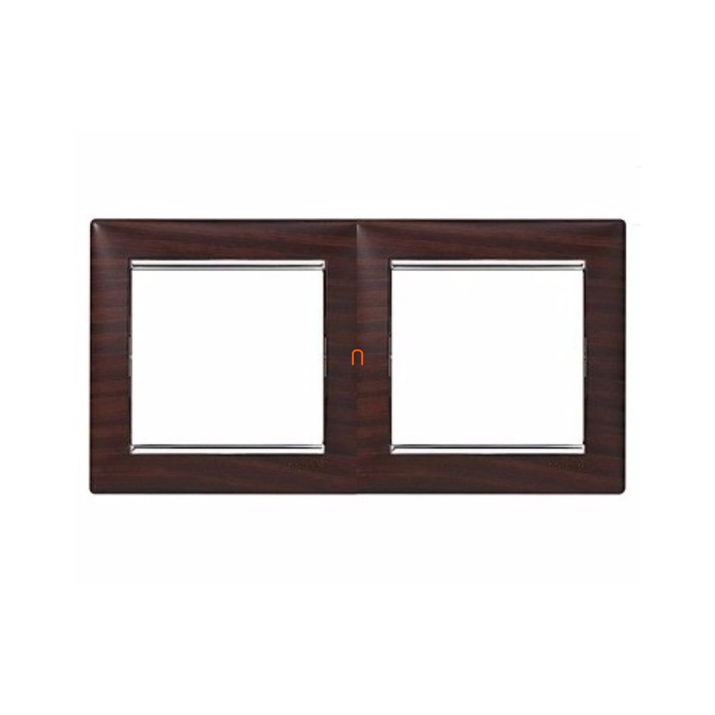 Cadru Legrand Valena 2, wenge/argintiu la alegere (770372)