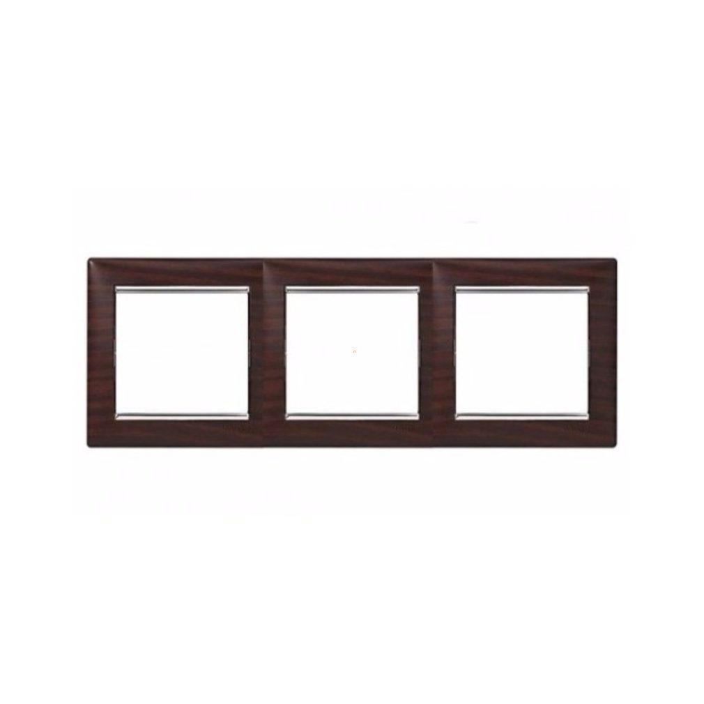 Cadru Legrand Valena 3, wenge/argintiu la alegere (770373)