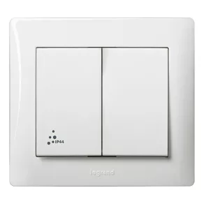 Legrand 771021 Galea Life întrerupător de tavan IP44, alb