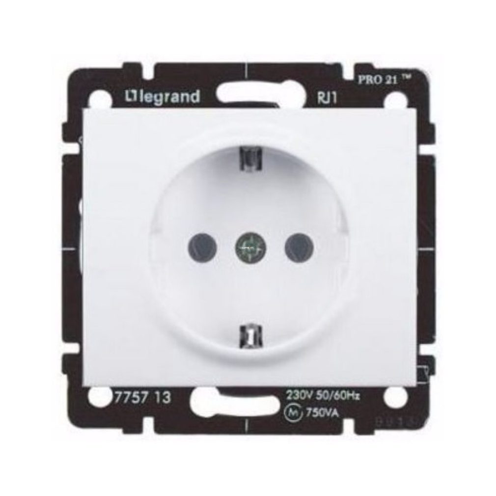 Legrand Galea Life 2P+F priză, cu arc, alb (temporar 398813) (771062)