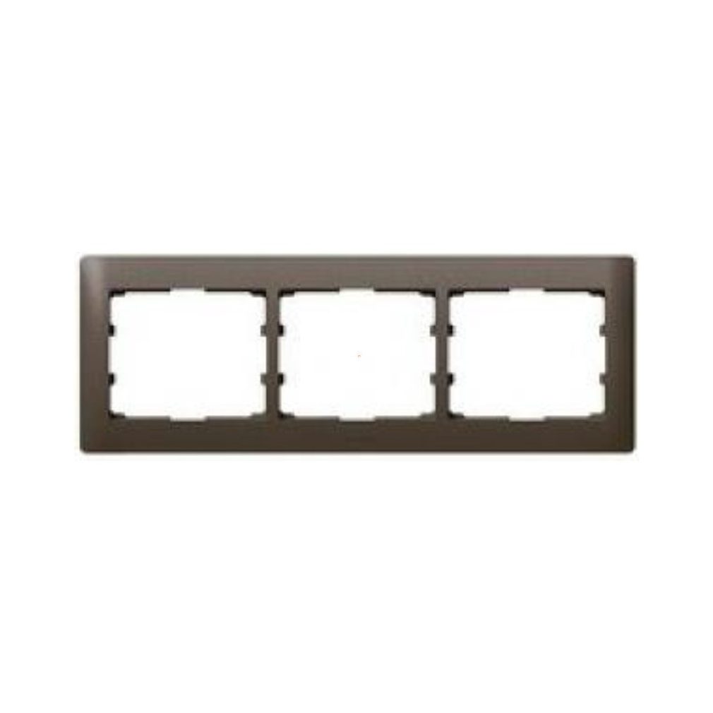 Legrand Galea Life 3 cadre orizontal bronz închis (771203)