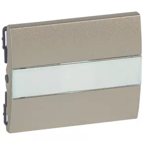   Legrand 771417 Galea Life tastatură cu indicator luminos, poate fi etichetată, titan