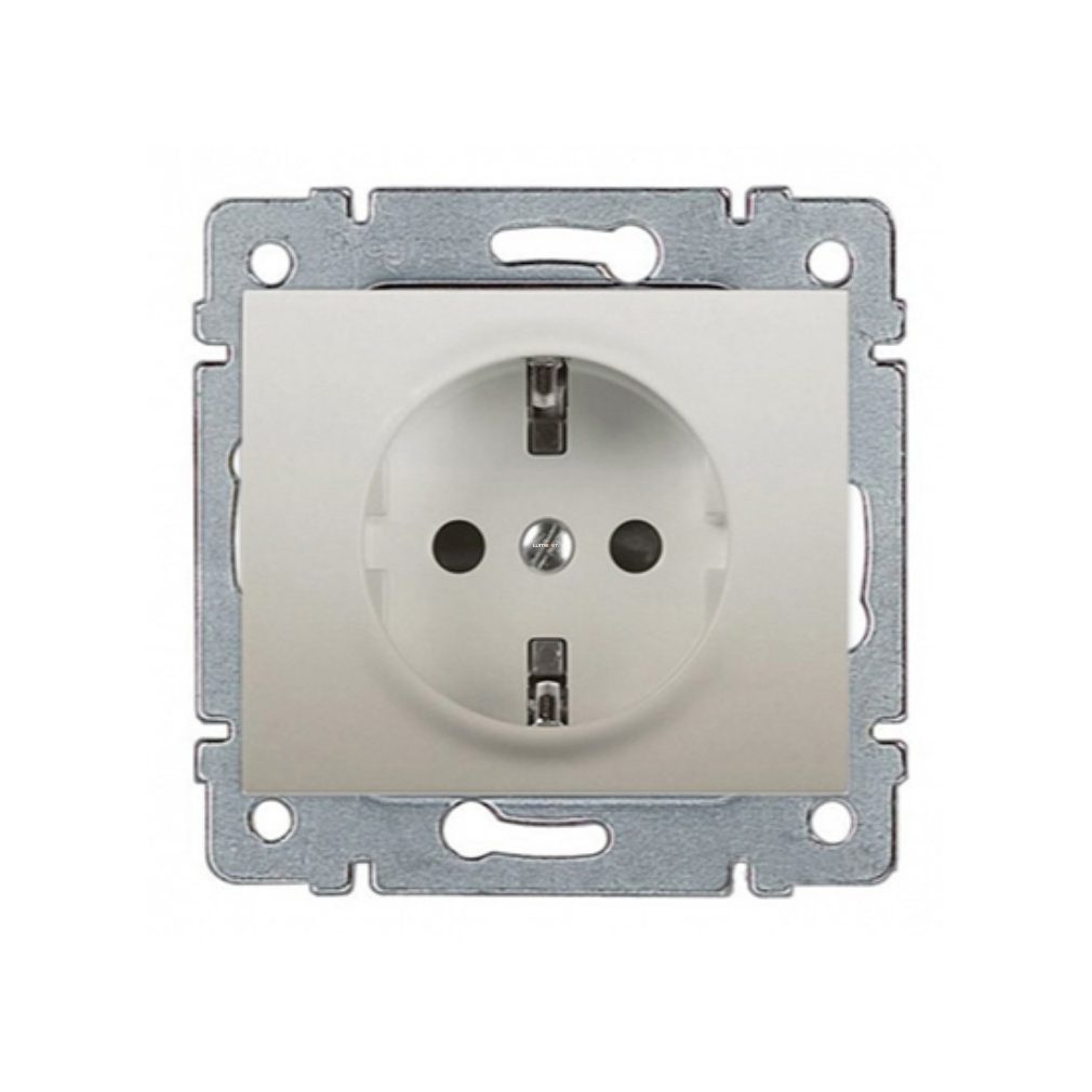 Legrand Galea Life 2P+F bază cu arcuri, perle (771562)
