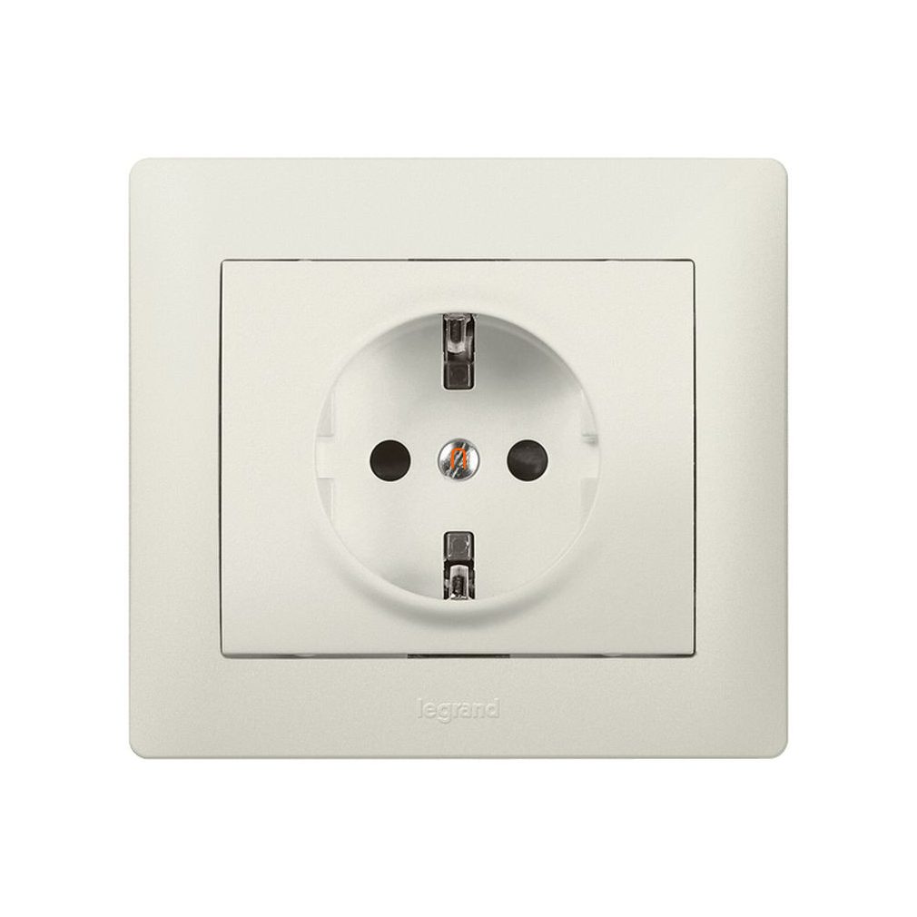 Galea Life 771563 2P+F soclu cu panou de siguranță, cu arc, perle