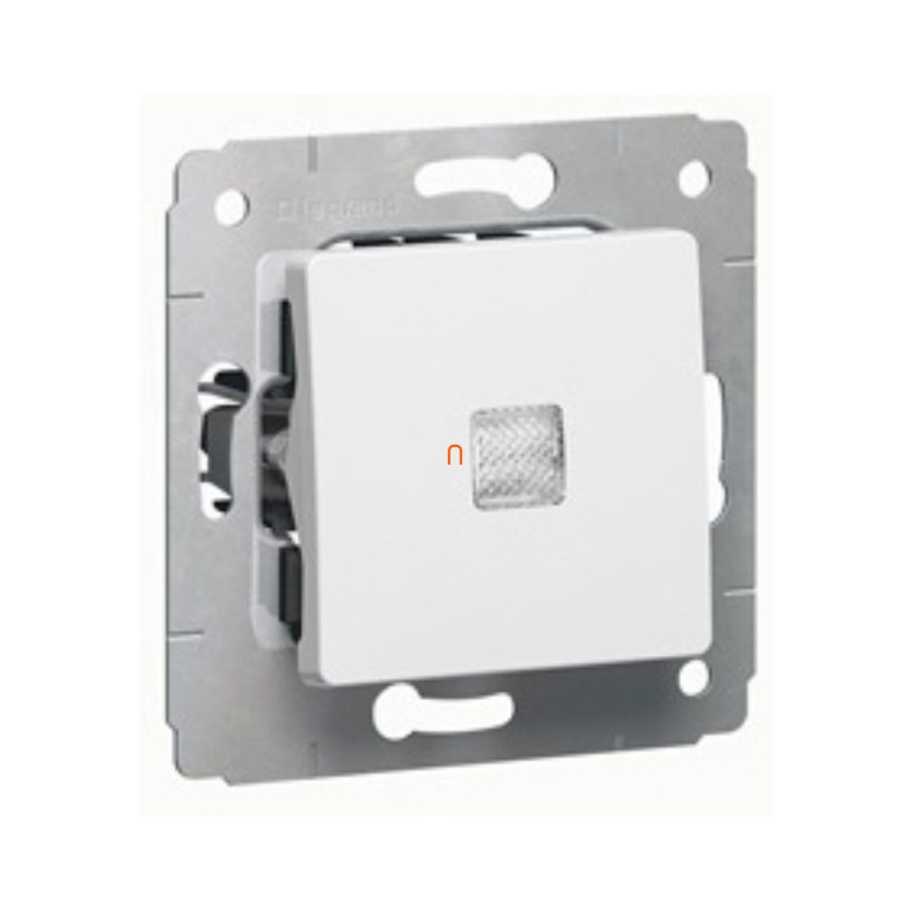 Legrand Cariva 773610 alb 101 EF comutator unipolar cu indicator luminos fără cadru