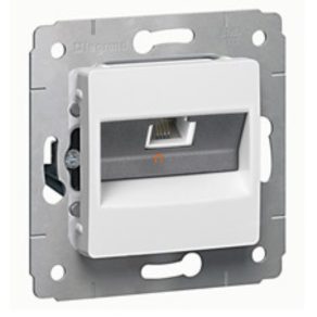   Priză telefonică Legrand Cariva albă 1xRJ11 fără ramă - 773638