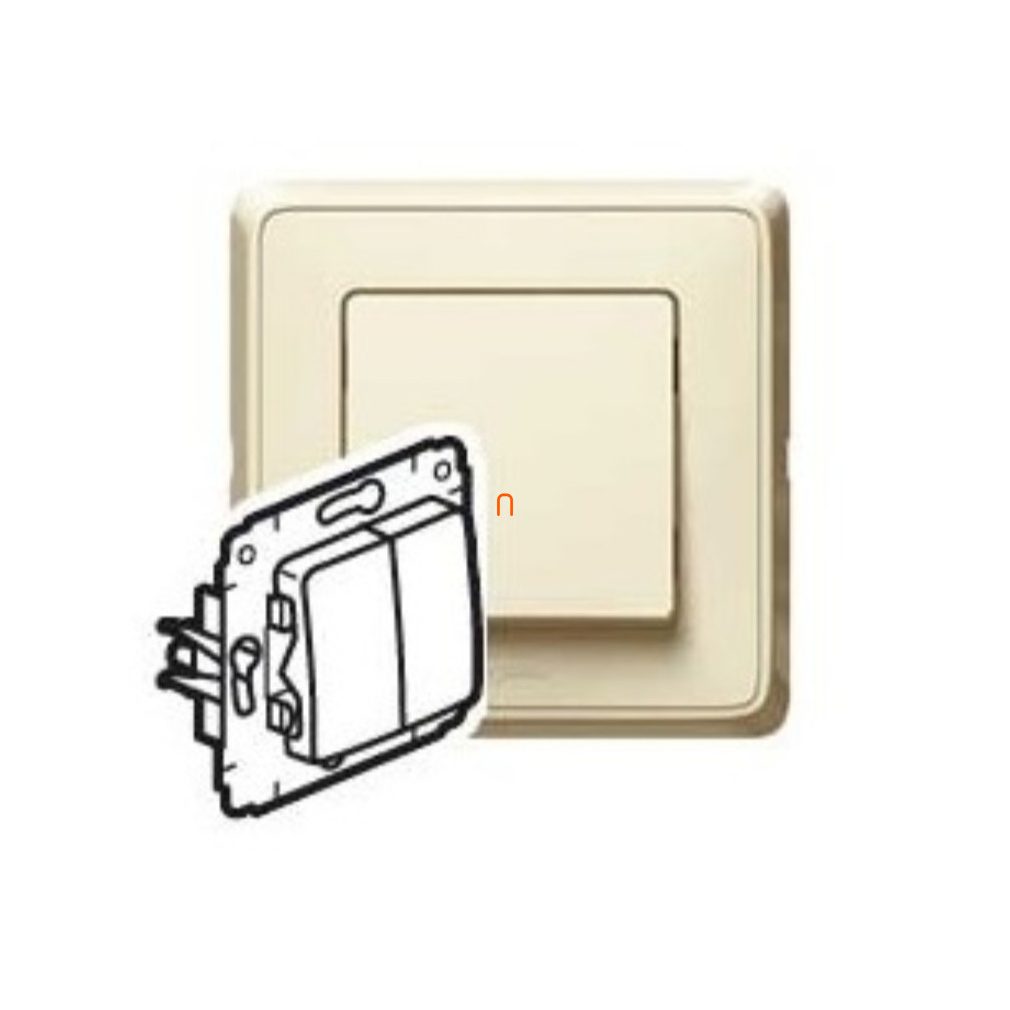 Legrand Cariva 773705 bej 105 comutator pentru candelabru fără ramă