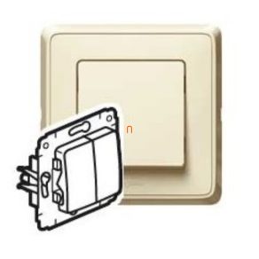   Legrand Cariva bej 105 întrerupător pentru candelabru fără ramă - 773705