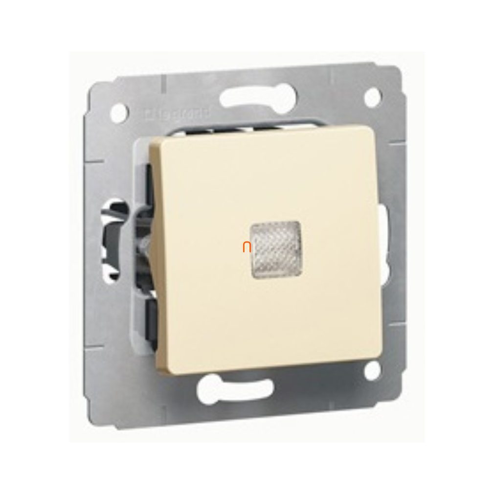 Legrand Cariva 773710 bej 101 EF comutator unipolar cu indicator luminos fără cadru