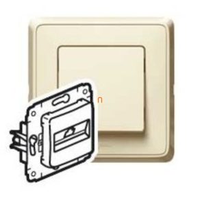   Priză telefonică Legrand Cariva bej 1xRJ11 fără ramă - 773738