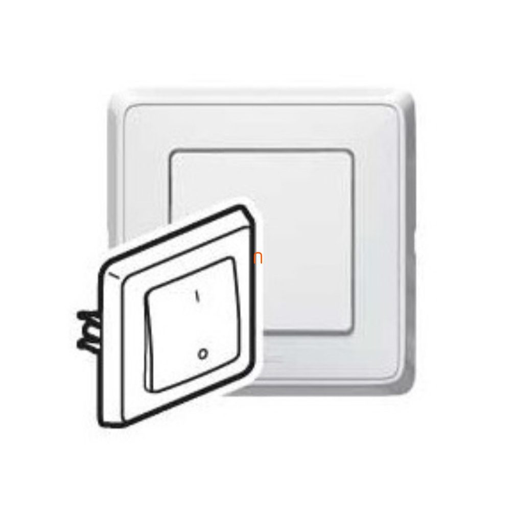 Legrand Cariva 773802 alb 102 comutator bipolar cu ramă