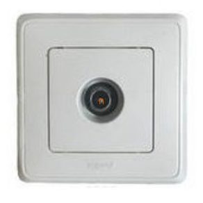   Priză TV Legrand Cariva 773879 albă, 10dB, cu capac de închidere - 773879