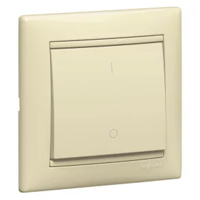   Întrerupător bipolar Legrand Valena 16A, culoare fildeș - 774104