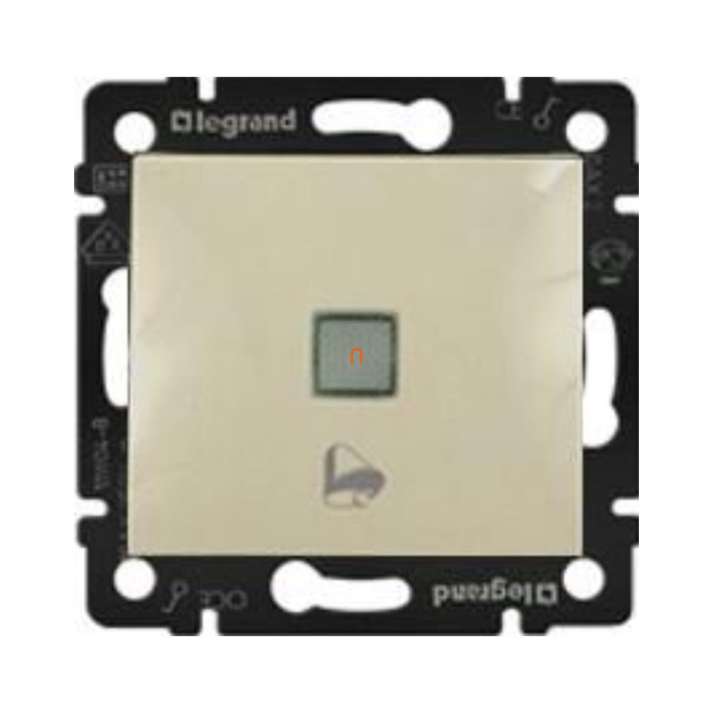 Legrand Valena N101 buton cu sonerie, cu lumină de semnalizare, culoare fil de fildeș (774115)