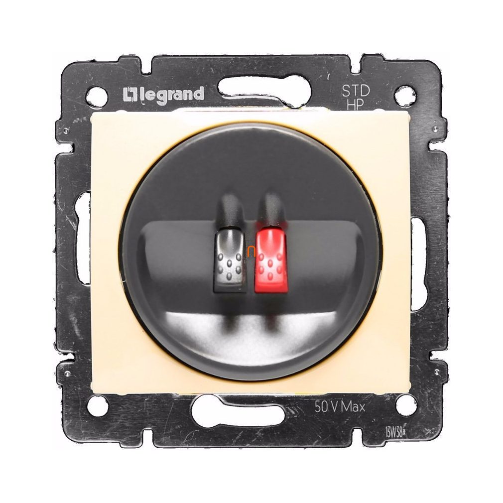Legrand Valena3 conector pentru difuzor, cu 2 ieșiri, culoare fildeș (77412)