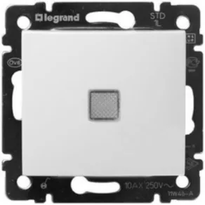   Întrerupător Legrand Valena cu indicator luminos 16A, alb - 774203