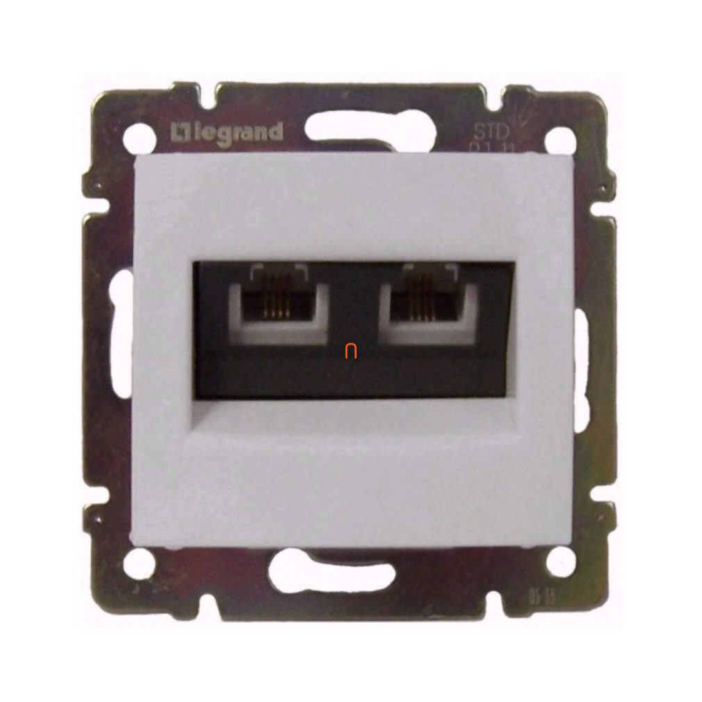 Legrand Valena 2xRJ45 UTP Cat5e priză, cu cleme, alb (774231)