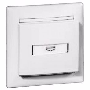 Întrerupător cu card hotelier Legrand Valena, alb - 774234