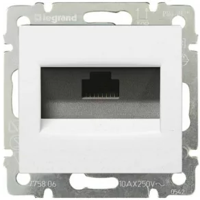 Legrand 774238 Valena 1xRJ45 LCS2 Cat5e UTP priză, albă