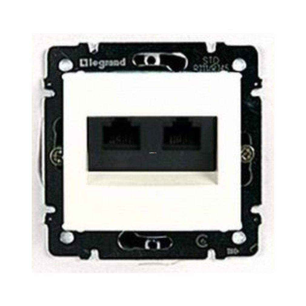 Legrand Valena 2xRJ45 UTP Cat6 priză, cu cleme, alb (774247)
